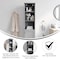 Flash Furniture Vega Freestanding Linen Tower Storage Cabinet w/Magnetic Close Door, In-Cabinet Adjustable Shelf FS-VEGA-BATH-2-GY-GG - alternate 5